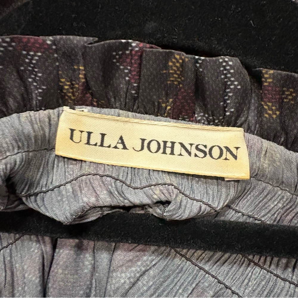 Ulla Johnson Piera Dress in Batik Geometric Printed Long Sleeve Peasant Dress - Picture 4 of 10